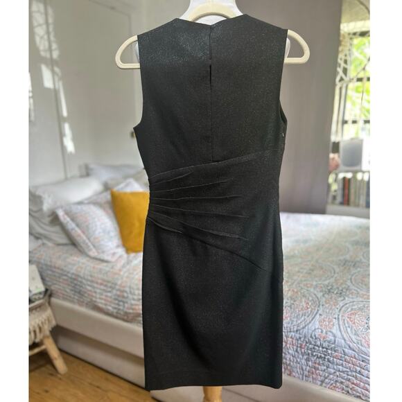 NWOT Diane Von Furstenberg Sparkle Little Black Dress DVF Size 4 MSRP $394 - Picture 4 of 5